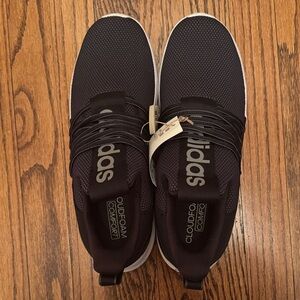 Adidas Men's Black Cloudfoam Sneakers, Size 11.